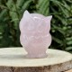 Quartz rose - hibou