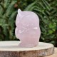 Quartz rose - hibou