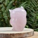 Quartz rose - hibou