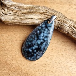 Agate raisin - calcédoine botryoïde - pendentif
