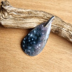 Agate raisin - calcédoine botryoïde - pendentif