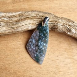 Agate raisin - calcédoine botryoïde - pendentif