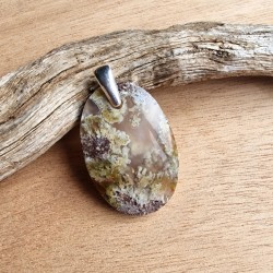 Quartz scénique - lodolite - pendentif