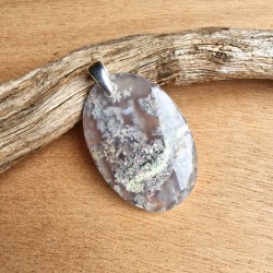 Quartz scénique - lodolite - pendentif