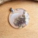 Quartz scénique - lodolite - pendentif
