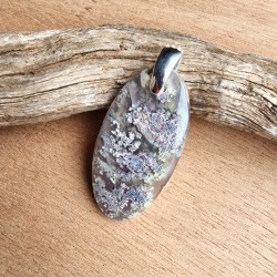 Quartz scénique - lodolite - pendentif