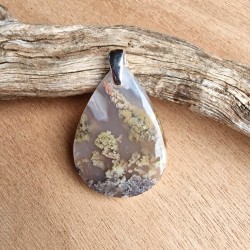 Quartz scénique - lodolite - pendentif