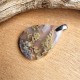 Quartz scénique - lodolite - pendentif