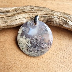 Quartz scénique - lodolite - pendentif
