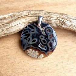Agate onyx - pendentif