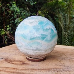 Aragonite bleue - sphère