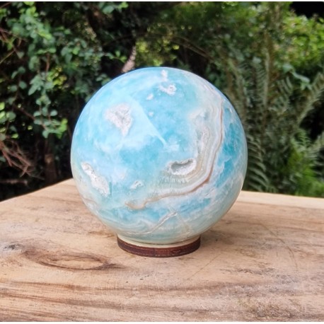 Aragonite bleue - sphère