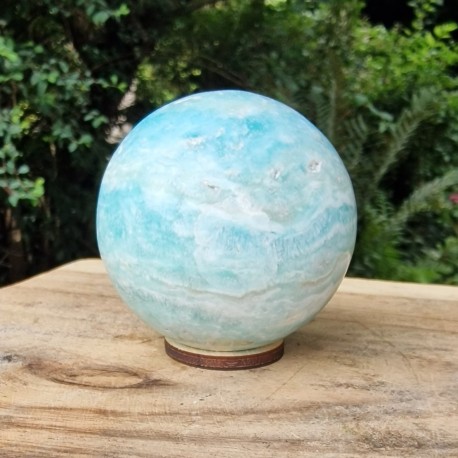 Aragonite bleue - sphère
