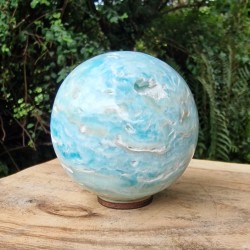 Aragonite bleue - sphère