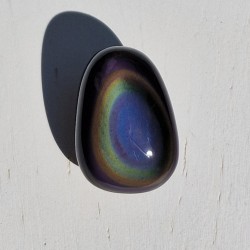 Obsidienne oeil céleste - galet
