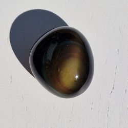 Obsidienne oeil céleste - galet