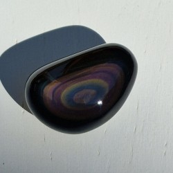 Obsidienne oeil céleste - galet