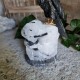 Onyx et quartz tourmaline - toucan