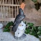 Onyx et quartz tourmaline - toucan