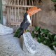 Onyx, calcite orange et quartz gris - toucan