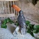 Onyx, calcite orange et quartz gris - toucan