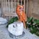 Calcite orange - oiseau