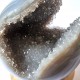 Cristal de roche et agate - sphère