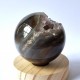 Cristal de roche et agate - sphère