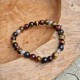 Oeil de tigre, taureau, faucon - bracelet XXL