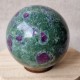 rubis sur fuchsite - sphère