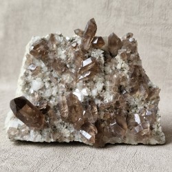 Quartz fumé - Argentière , Mont-Blanc