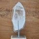 Cristal de roche -pointe sur pied