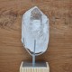 Cristal de roche -pointe sur pied