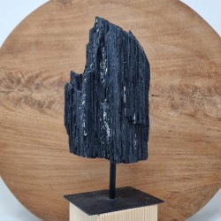 Tourmaline noire - brute sur socle