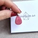Thulite - pendentif