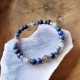 sodalite et calcédoine - bracelet médium