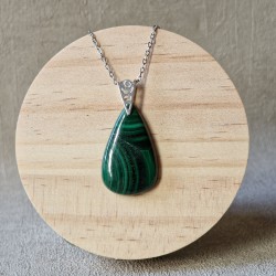 malachite - pendentif