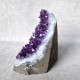 Améthyste d'Uruguay - cristaux à "empreintes"