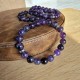 Améthyste - bracelet large
