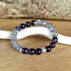 Améthyste et Labradorite - bracelet small