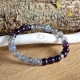 Améthyste et Labradorite - bracelet médium