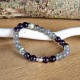 Améthyste et Labradorite - bracelet XL