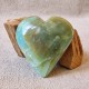 Opale Bleue Turquoise - Coeur