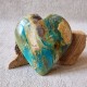 Opale Bleue Turquoise - Coeur