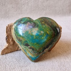 Opale Bleue Turquoise - Coeur