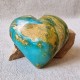 Opale Bleue Turquoise - Coeur