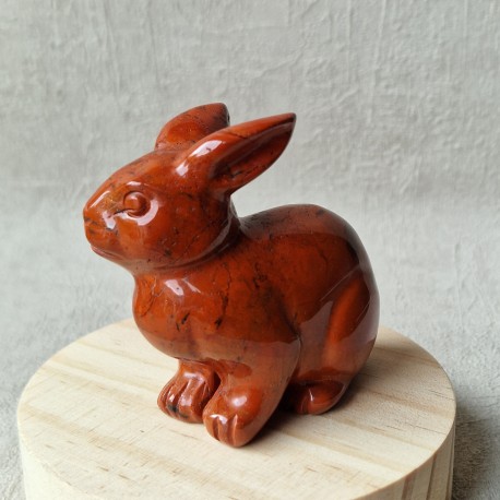 Jaspe rouge - Lapin