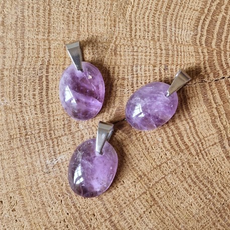 Améthyste - Pendentif ovale