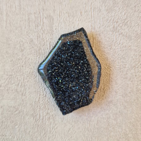 Spécularite - tranche, une face polie