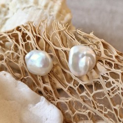 Perle de culture - boucles d'oreilles